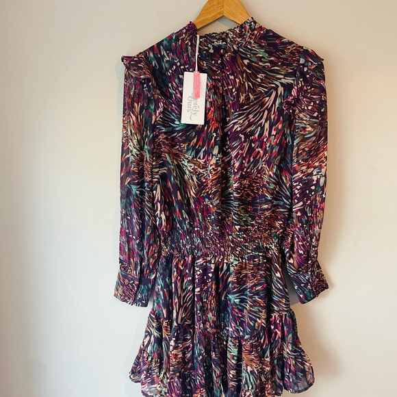 Sincerely Ours Long Sleeve Mini Dress NWT - Picture 6 of 9